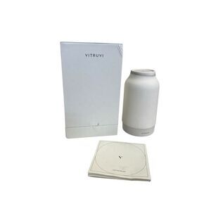 Vitruvi Stone Diffuser, Ceramic Ultrasonic Essential Oil Diffuser White In Box